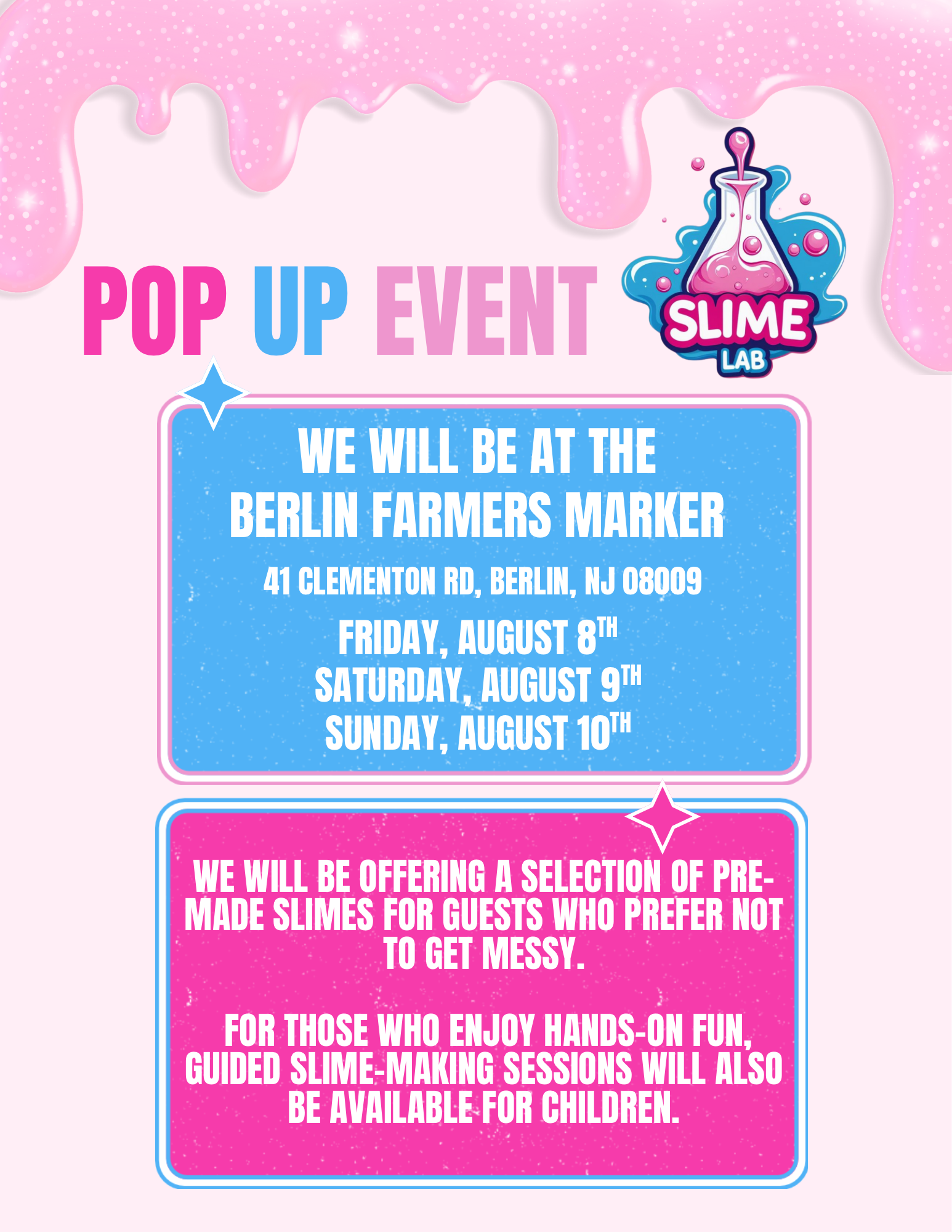 Pop up event